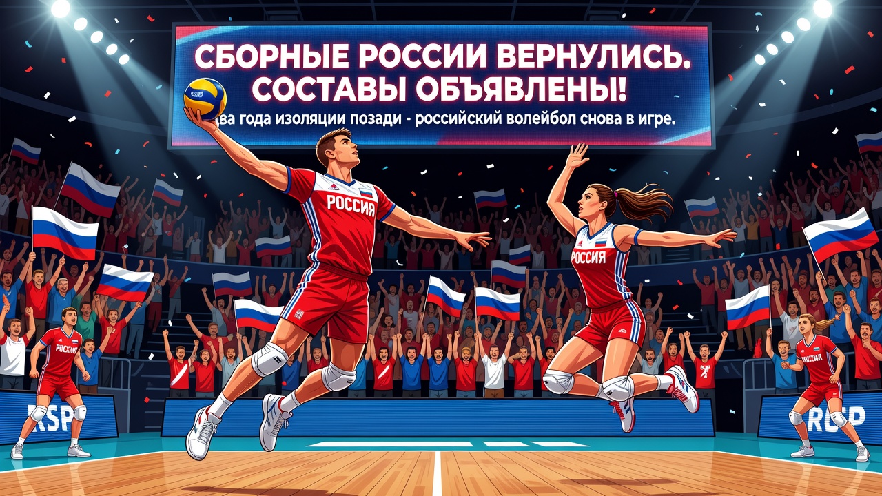 Сборные России вернулись. Составы объявлены!
